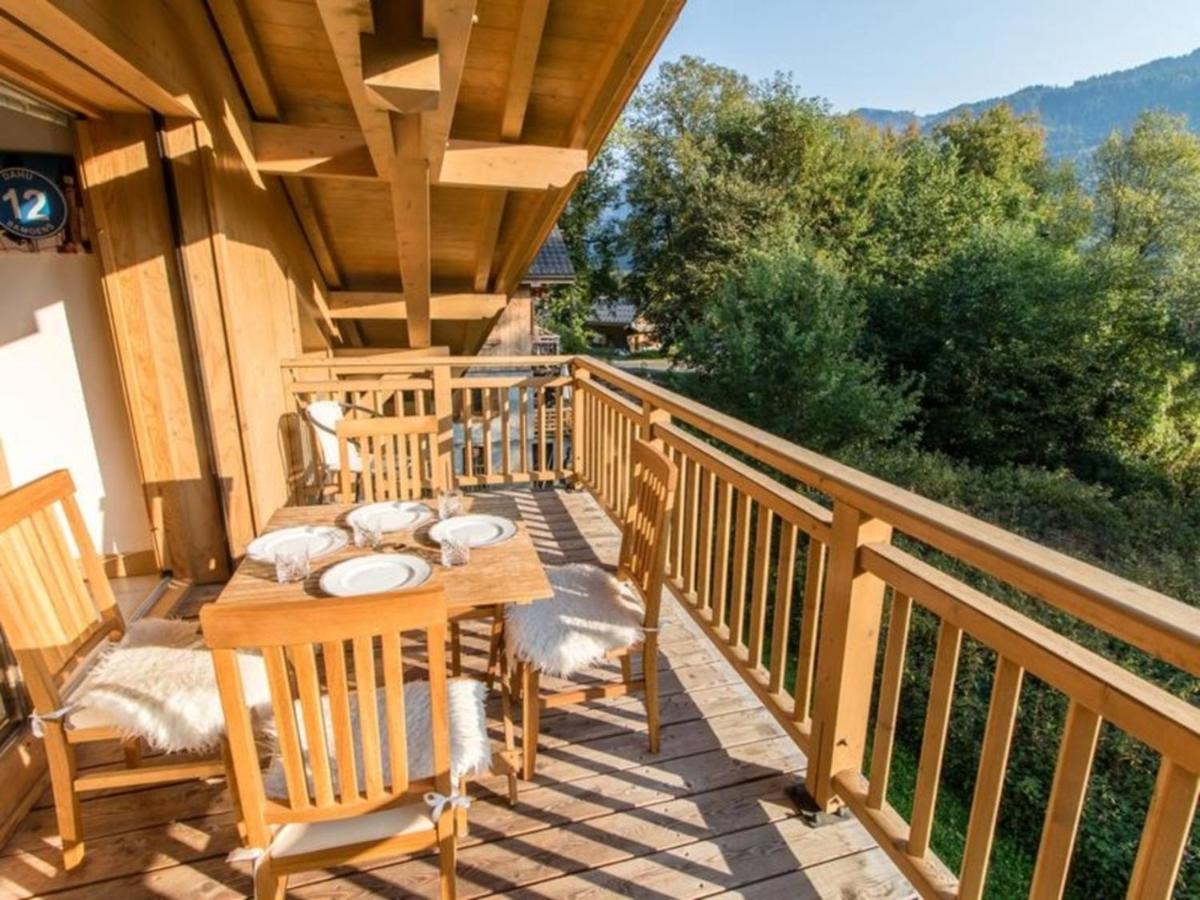 Modern 3 Bed Penthouse Apartment, Balcony & Garage, Close To Village & Ski Bus 사모엥 외부 사진